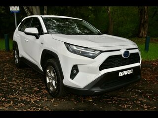 2024  Toyota RAV4 GX 2WD Wagon (Glacier White) Pre-Owned Car Thumbnail