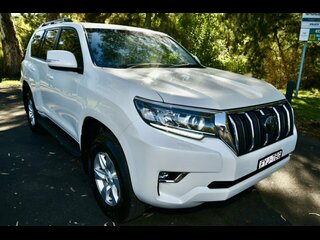 2020  Toyota Landcruiser Prado Wagon (Crystal Pearl) Pre-Owned Car Thumbnail